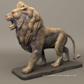 stone lion sculpture of carved garden standing stone lion